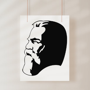 Engels, Kommunismus, Sozialismus, Sowjetunion Poster