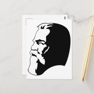 Engels, Kommunismus, Sozialismus, Sowjetunion Postkarte