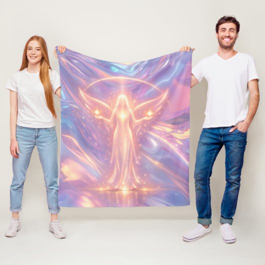 Engels-Licht-Fleece-Decke – Ätherisch-Himmlisch Fleecedecke (Beispiel)