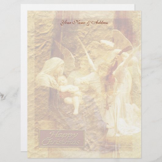 Engels-Liebe-Weihnachten Briefkopf (Vorne/Hinten)