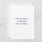 Engels-Monogramm des Buchstabe-B Einladung (Rückseite)