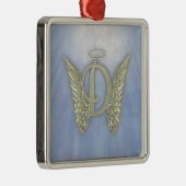 Engels-Monogramm des Buchstabe-D Ornament Aus Metall (Rechts)