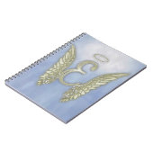 Engels-Monogramm des Buchstabe-E Notizblock (Linke Seite)