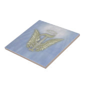 Engels-Monogramm des Buchstabe-T Fliese (Seite)