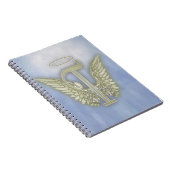 Engels-Monogramm des Buchstabe-T Notizblock (Rechte Seite)