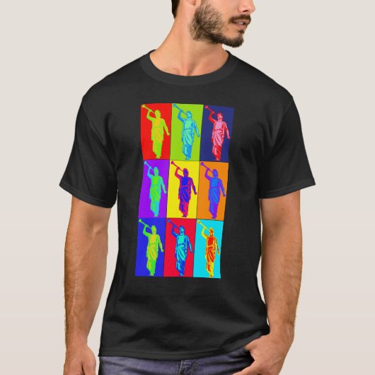 Engels-Moroni-Pop-Kunst T-Shirt (Vorderseite)