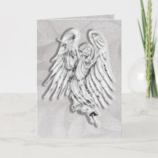 Engels-Musik Feiertagskarte (Vorderseite)