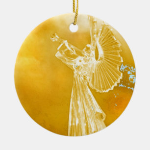 Engels-Musik Keramik Ornament