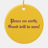 Engels-Musik Keramik Ornament (Hinten)