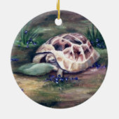 Engels-Schildkröten-Verzierung Keramikornament (Hinten)