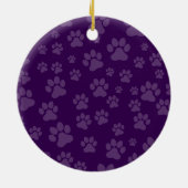 Engels-Schmuck (Pfotenabdrücke) Keramik Ornament (Hinten)