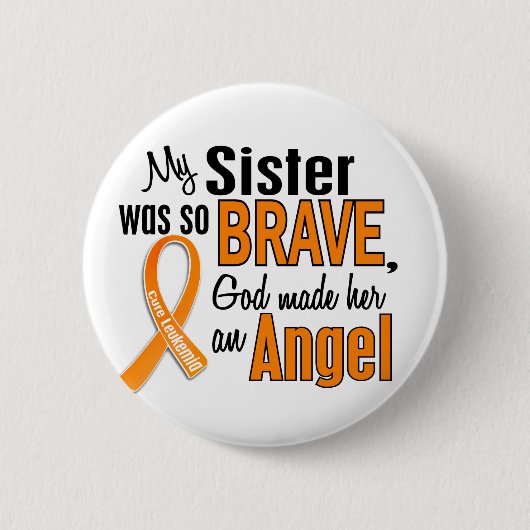 Engels-Schwester-Leukämie Button (Vorderseite)