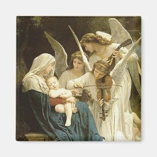 Engels Serenade Jesus und Maria Vintage Magnet