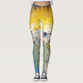 Engels-Sonnenuntergang voll Leggings