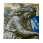 Engels-Statue Fliese (Vorderseite)