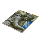 Engels-Statue Fliese (Seite)