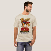 Engels Superheld Design T-Shirt (Vorne ganz)