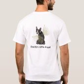 Engels-T-Shirt des Bostons Terrier des Vatis wenig T-Shirt (Rückseite)