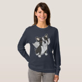 Engels-T-Shirts Bostons Terrier T-Shirt (Vorne ganz)