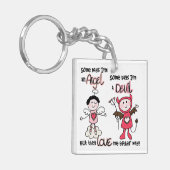 Engels-Teufel Schlüsselanhänger (Vorderseite links)