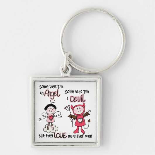 Engels-Teufel Schlüsselanhänger (Vorne)