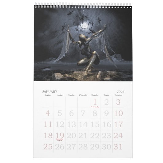 "Engels- und Dämon" Wandkalender 2013 (Jan 2026)