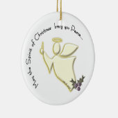 ENGELS-VERZIERUNG KERAMIK ORNAMENT (Rechts)