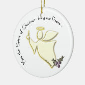 ENGELS-VERZIERUNG KERAMIK ORNAMENT (Links)