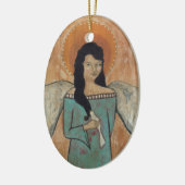 Engels-Verzierung Keramikornament (Links)