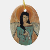 Engels-Verzierung Keramikornament (Hinten)