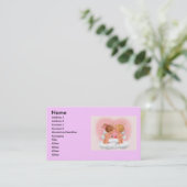 ENGELS-VISITENKARTEN VISITENKARTE (Stehend Vorderseite)