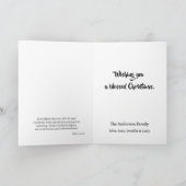 Engels Weihnachtsgrußkarte Karte (Innenseite)