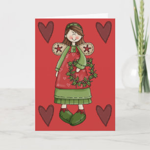 Engels-Weihnachtskarte durch SRF Feiertagskarte