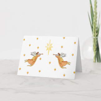 Engels-Weihnachtskarte Feiertagskarte