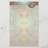 Engels-WeihnachtsSchreibpapier Briefpapier (Vorderseite)