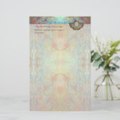 Engels-WeihnachtsSchreibpapier Briefpapier (Stehend Vorderseite)