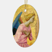 Engels-Weihnachtsverzierung Fra Angelico Keramikornament (Links)