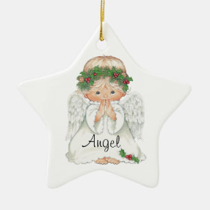 Engels-Weihnachtsverzierung Keramikornament