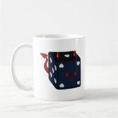 Engels-Würfel u. Teufel-Würfel Kaffeetasse (Links)
