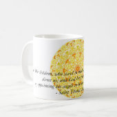 ENGELS-Zitat inspirierend Heiliges Thomas von Kaffeetasse (Vorderseite Links)