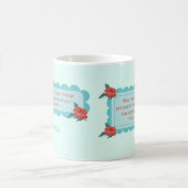 Engels-Zitat-Psalm-91:11 Monogramm-Tee Kaffeetasse (Mittel)