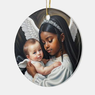 Engelsbaby Keramik Ornament