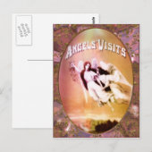 Engelsbesuche Postkarte (Vorne/Hinten)