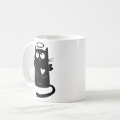 Engelschaft katze katzen kaffeetasse (Vorderseite Links)