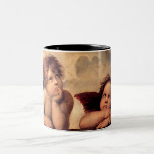 Engelscherubim Zweifarbige Tasse