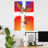 Engelschlacht Poster (Heimbüro)