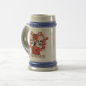 Engelschwarz Bierglas (Vorderseite Links)