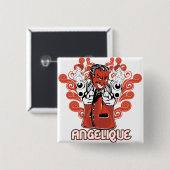 Engelschwarz Button (Vorne & Hinten)