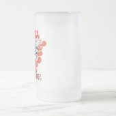 Engelschwarz Mattglas Bierglas (Mittel)