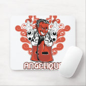 Engelschwarz Mousepad (Mit Mouse)
